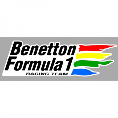 BENETTON FORMULA ONE Laminated vinyl decal