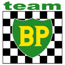 BP Team sticker vinyle laminé