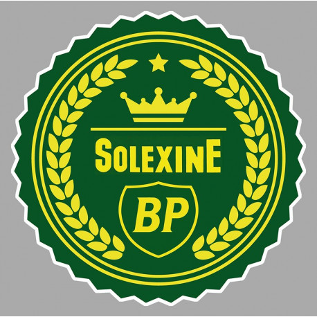 BP  Solexine sticker vinyle laminé