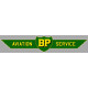 BP  Aviation Service sticker vinyle laminé