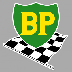BP right Flag laminated vinyl decal