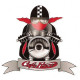 CAFE RACER Biker laminated decal