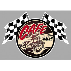CAFE RACER Flags laminated decal