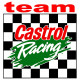 CASTROL RACING TEAM Sticker vinyle laminé