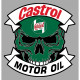 CASTROL Skull laminated vinyl decal