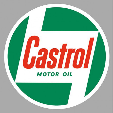 CASTROL  laminated vinyl decal