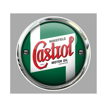 CASTROL  Wakerfield trompe- l'oeil Sticker vinyle laminé