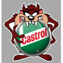 CASTROL TAZ Sticker vinyle laminé