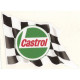 CASTROL left Flag laminated vinyl decal