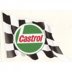 CASTROL Flag gauche Sticker vinyle laminé