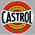 CASTROL Wakefield sticker Trompe-l'oeil vinyle laminé