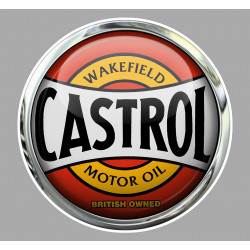 CASTROL Wakefield sticker Trompe-l'oeil vinyle laminé