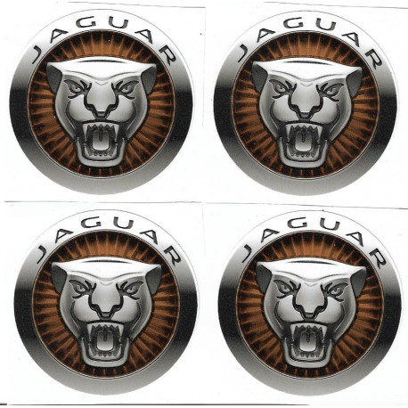 JAGUAR x 4  Stickers vinyle laminé