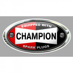 CHAMPION Laminated decal