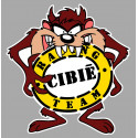 CIBIE Racing TAZ Sticker vinyle laminé