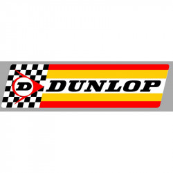 DUNLOP Sticker vinyle laminé