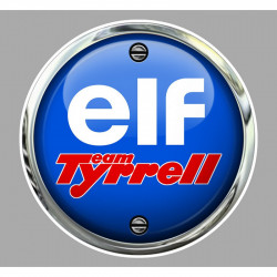 ELF  TYRRELL  Trompe-l'oeil Sticker vinyle laminé
