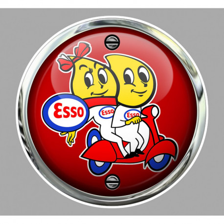 ESSO SCOOTER Sticker vinyle laminé