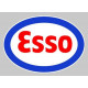 ESSO  Sticker vinyle laminé