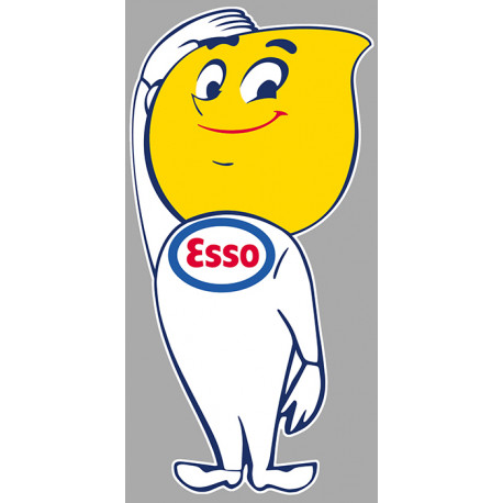 ESSO ( Mr ) Sticker vinyle laminé