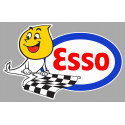 ESSO ( Mr ) flag Sticker vinyle laminé