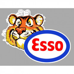 ESSO Tigre Sticker vinyle laminé