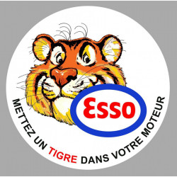 ESSO Tiger ( mettez ...)  laminated decal