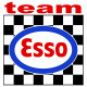 ESSO Team  laminated decal