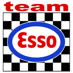 ESSO Team Sticker vinyle laminé