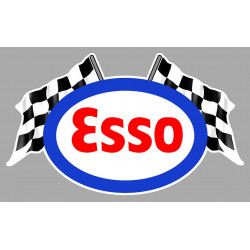 ESSO Flags Sticker vinyle laminé