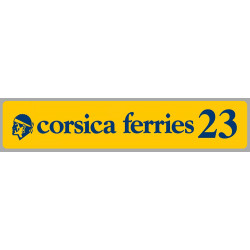 corsica ferries Millésime 2023  Sticker vinyle laminé