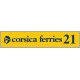 corsica ferries 2021 Laminated decal