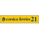 corsica ferries Millésime 2021  Sticker vinyle laminé