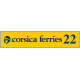 corsica ferries 2022 Laminated decal