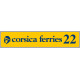 corsica ferries Millésime 2022  Sticker vinyle laminé