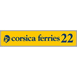 corsica ferries 2022 Laminated decal