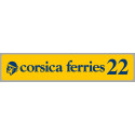 corsica ferries Millésime 2022  Sticker vinyle laminé