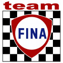 FINA TEAM  laminated decal