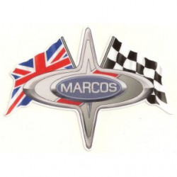 MARCOS Flags Sticker vinyle laminé