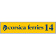 corsica ferries Millésime 2014  Sticker vinyle laminé