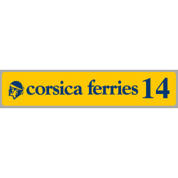 corsica ferries Millésime 2014  Sticker vinyle laminé