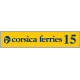 corsica ferries Millésime 2015  Sticker vinyle laminé