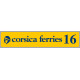 corsica ferries Millésime 2016  Sticker vinyle laminé