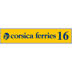 corsica ferries Millésime 2016  Sticker vinyle laminé