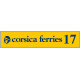 corsica ferries 2017 Laminated decal
