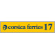 corsica ferries Millésime 2017  Sticker vinyle laminé