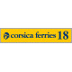 corsica ferries Millésime 2018  Sticker vinyle laminé