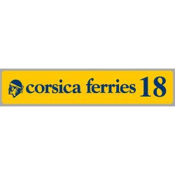 corsica ferries Millésime 2018  Sticker vinyle laminé