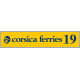 corsica ferries Millésime 2019  Sticker vinyle laminé