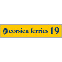 corsica ferries Millésime 2019  Sticker vinyle laminé